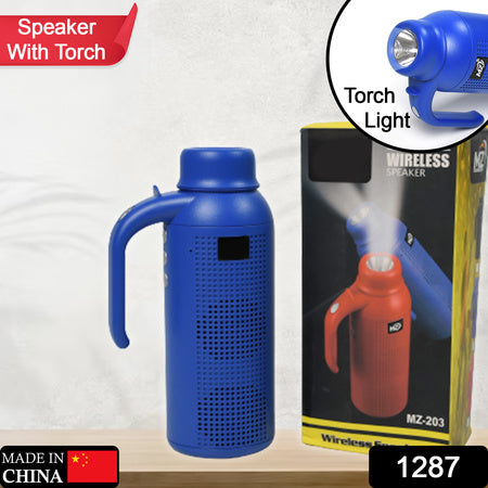 Smart Bluetooth Speaker with Torch Light – Wireless, Waterproof &amp; Portable Sound System