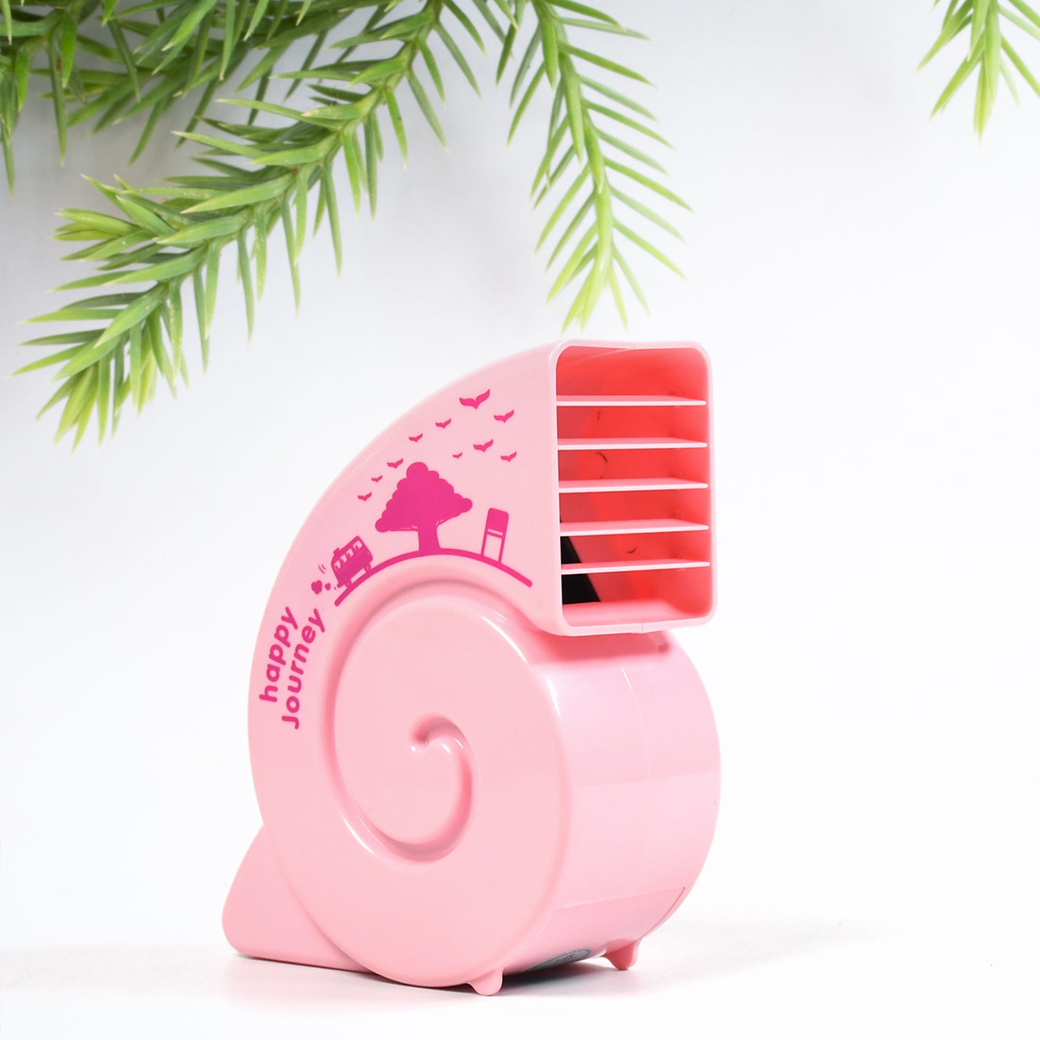 7709  Cute Bright Color Desktop Office USB Mini Fan Battery USB Fans USB Mini Fans (Battery Not Include) – Portable & Powerful Cooling