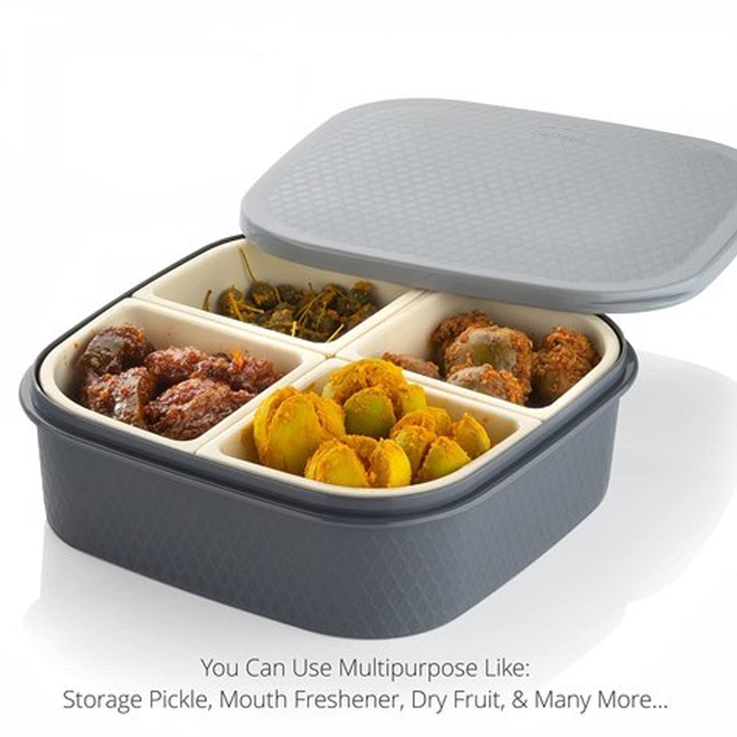 Dry Fruit & Chocolate Serving Box – BPA-Free Multipurpose Gift Tray with Airtight Containers
