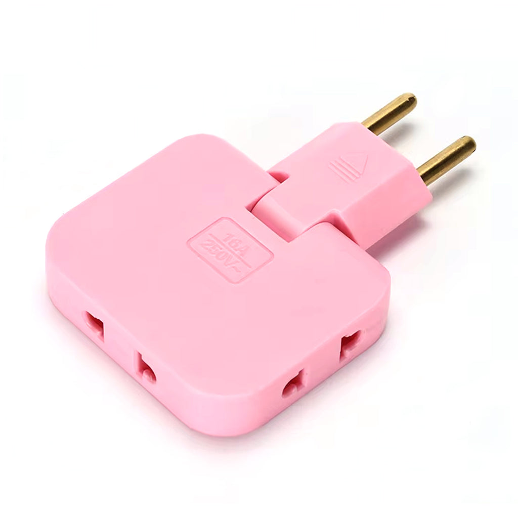 Wireless 3-in-1 Adapter – Universal, Mini Slim Outlet Adapter, Foldable & Rotating Plug (1 Pc)