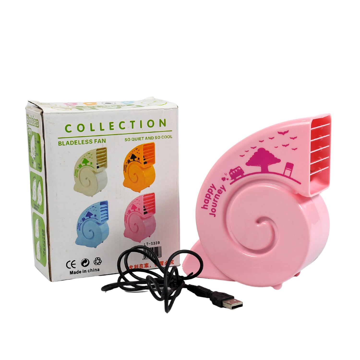 7709  Cute Bright Color Desktop Office USB Mini Fan Battery USB Fans USB Mini Fans (Battery Not Include) – Portable & Powerful Cooling
