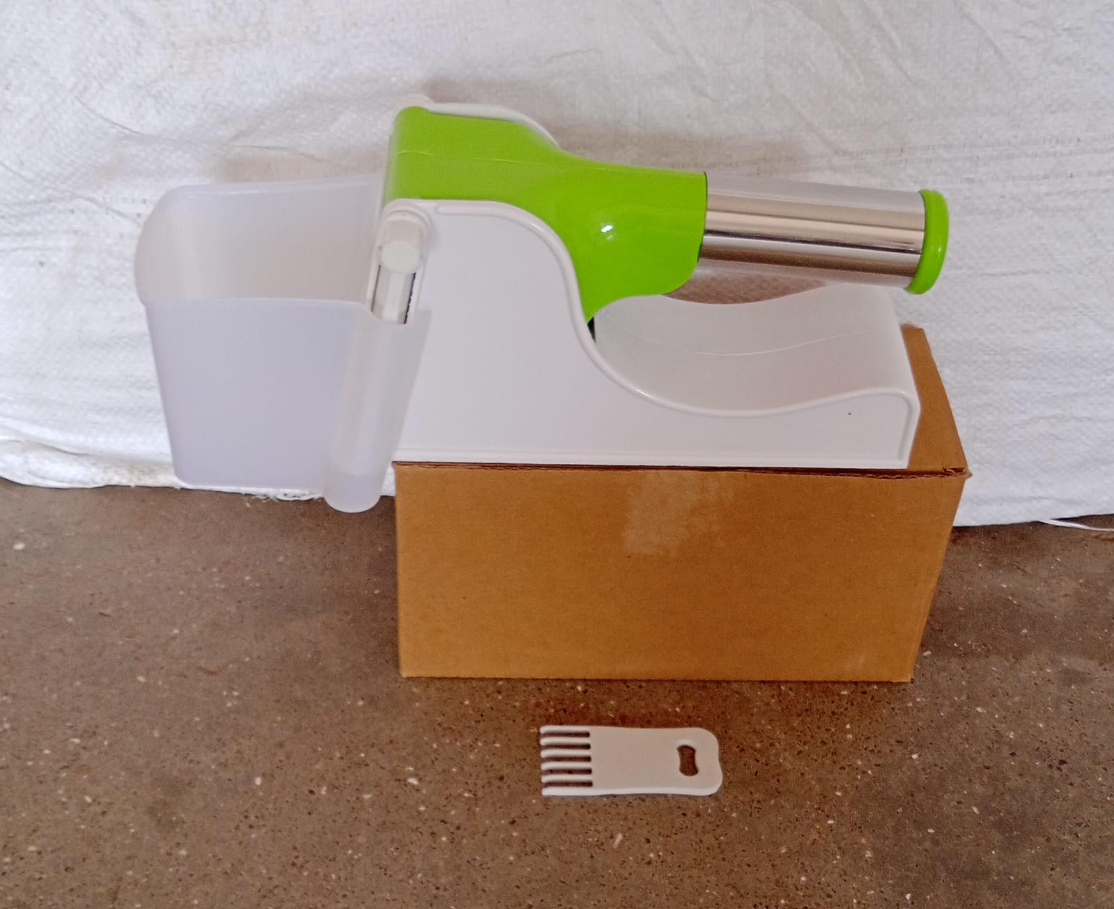 Virgin Plastic French Fry Potato Chipser with Container