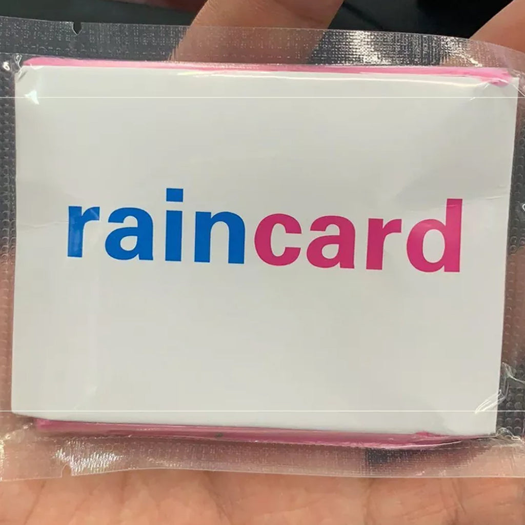 Pocket Rain Card – Emergency Waterproof Raincoat in Wallet-Sized Pouch (1 Pc)