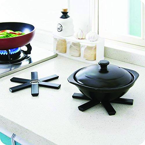 Foldable Non-Slip Heat Resistant Kitchen Hotmat – Silicone Trivet Mat for Pots, Pans & Dishes