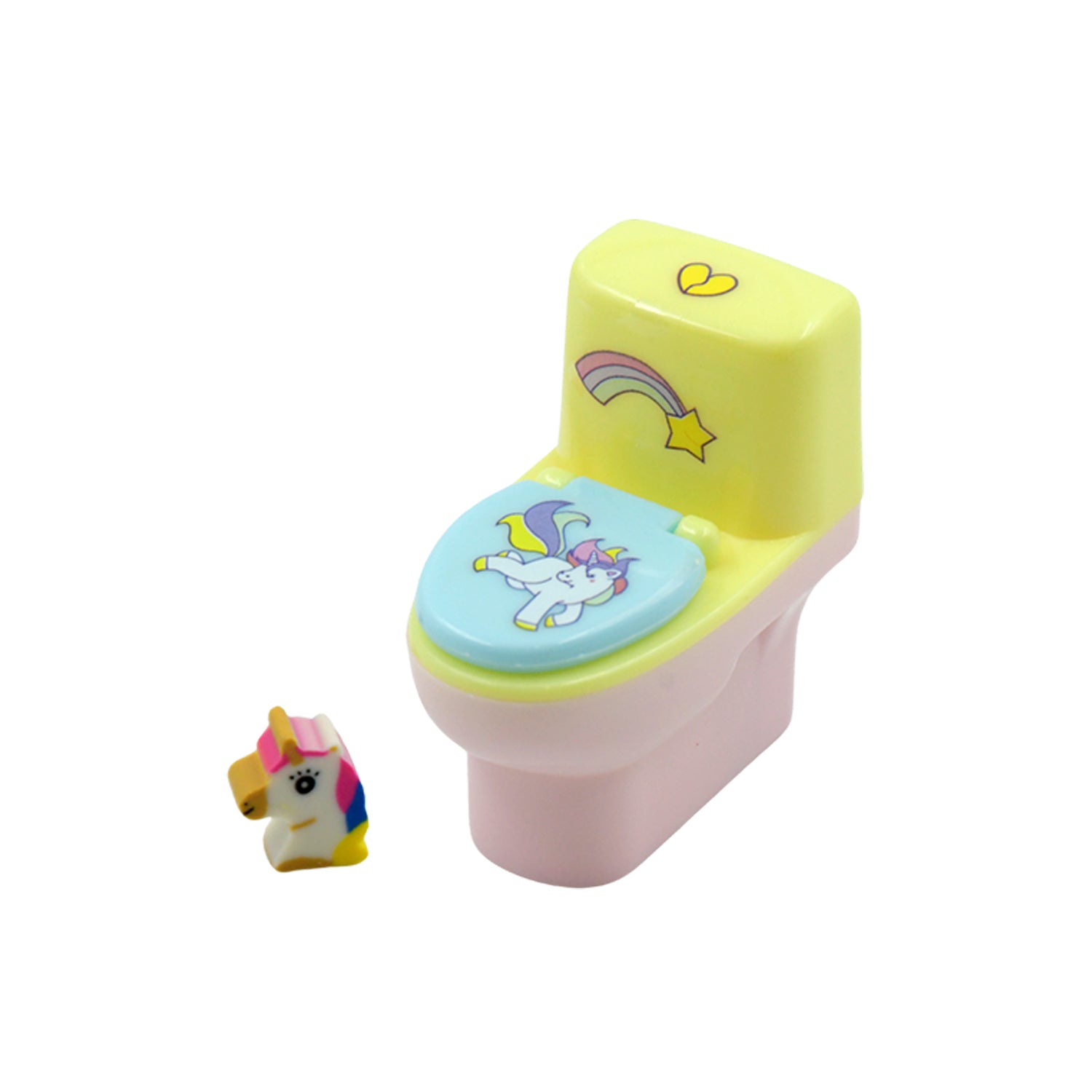 Toilet Pencil Sharpener – Cute Cartoon Design (2 Pc Set)