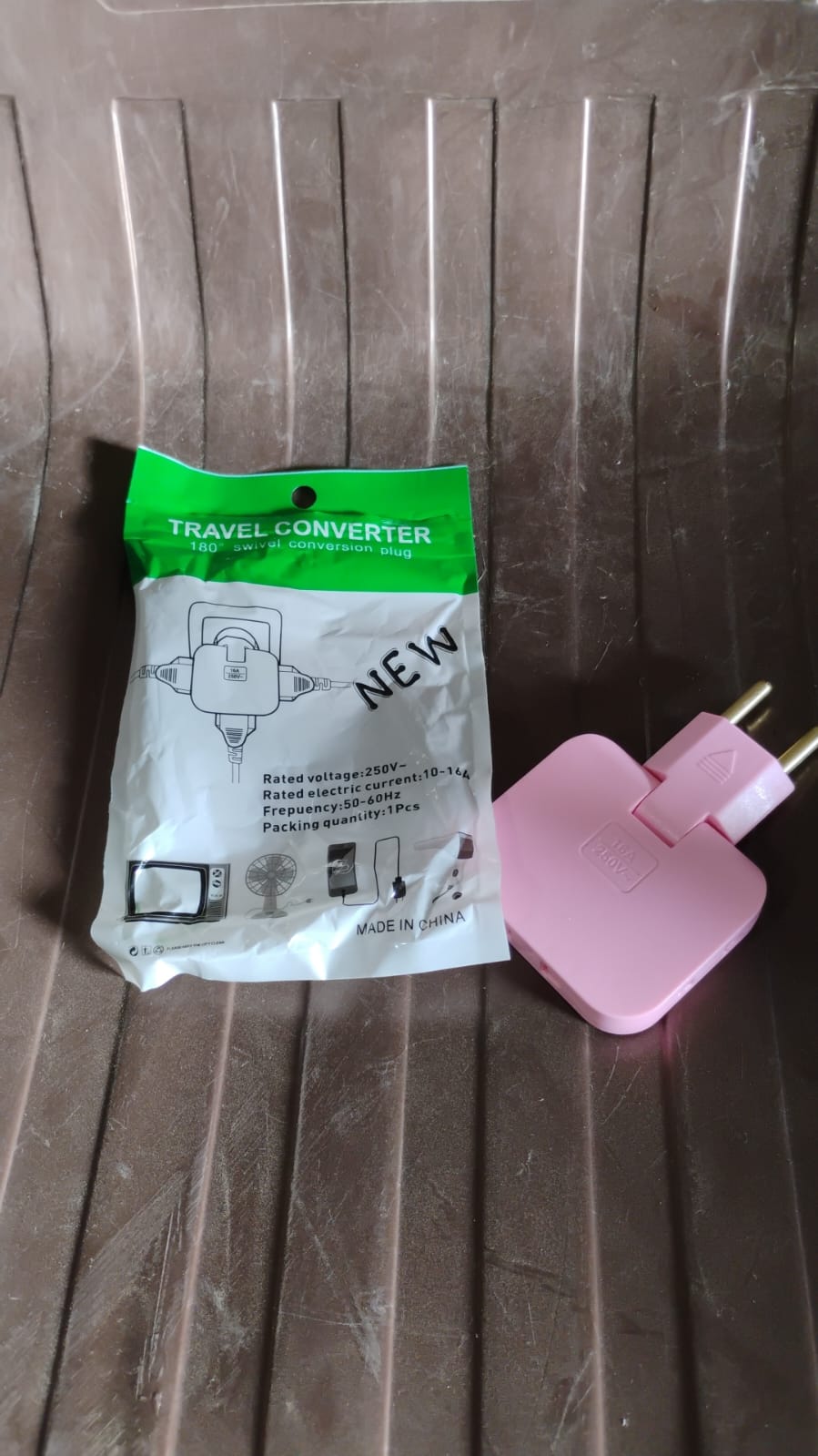 Wireless 3-in-1 Adapter – Universal, Mini Slim Outlet Adapter, Foldable & Rotating Plug (1 Pc)