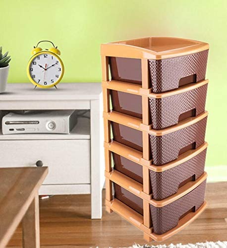 5-Tier Plastic Modular Drawer System – Multipurpose Storage Solution for Home, Office & Kitchen