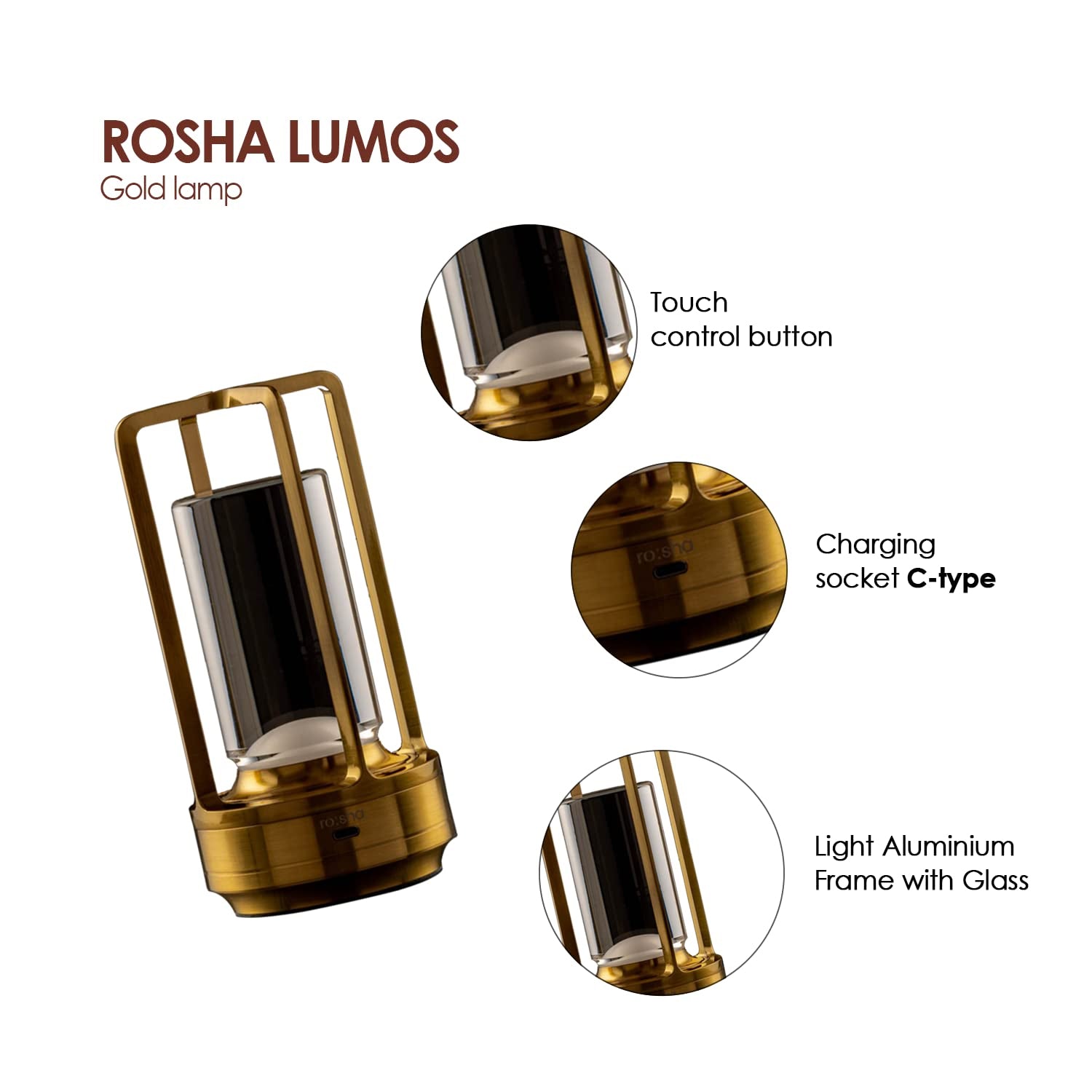 ✨ Crystal Glow Touch Lamp – 3-Color Rechargeable LED Lantern for Bedroom & Mood Lighting