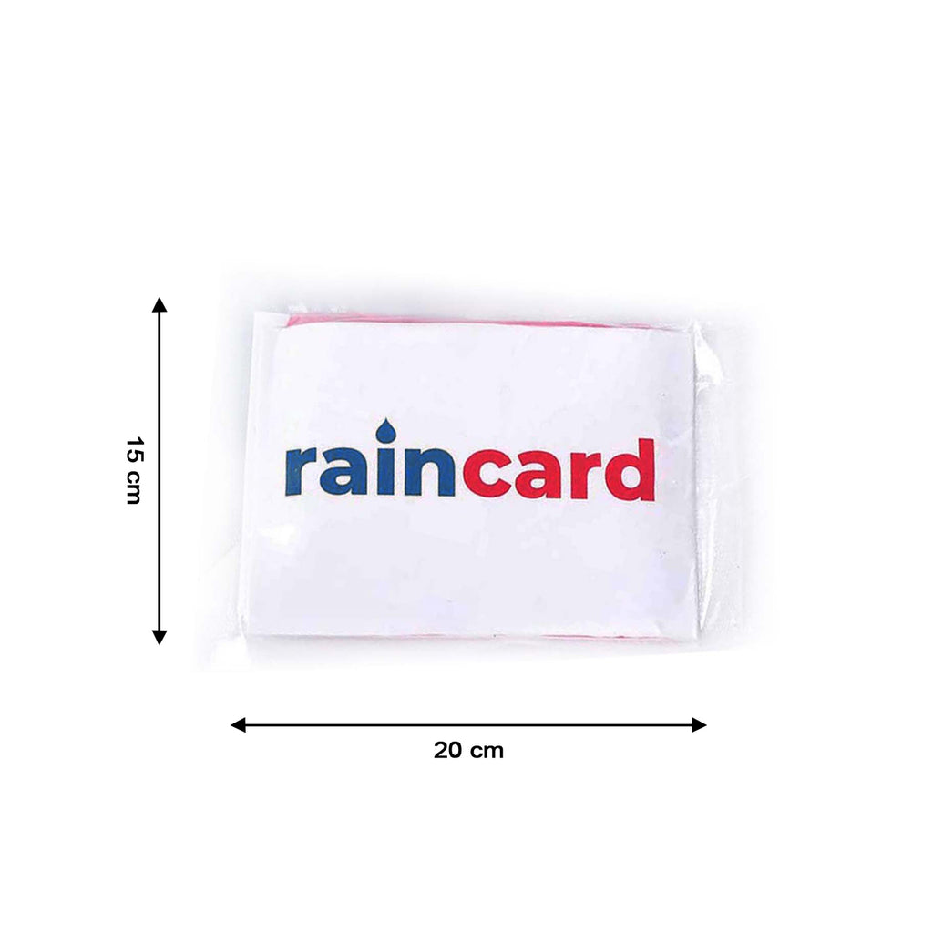 Pocket Rain Card – Emergency Waterproof Raincoat in Wallet-Sized Pouch (1 Pc)