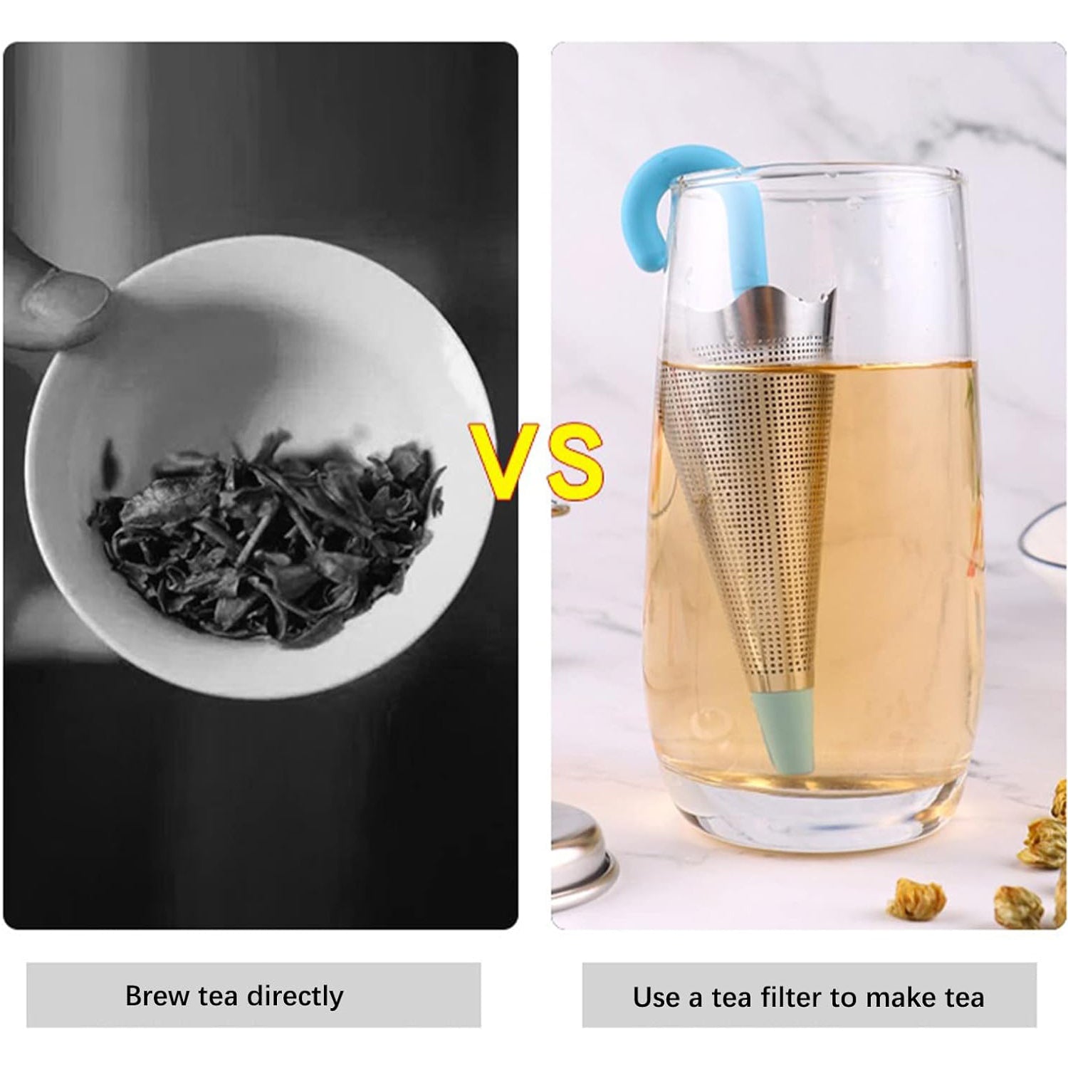 Reusable Umbrella-Shaped Silicone Tea Infuser with Tray – Fun & Functional Loose Leaf Strainer