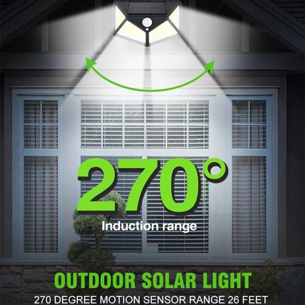 Solar Lights for Garden – LED Motion Sensor Security Lamp for Home & Outdoor Pathways