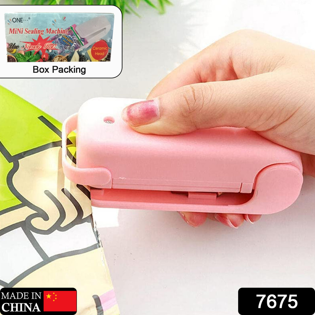 Mini Sealing Machine Plastic Bag Sealer – Portable Mini Super Seal Packing Plastic Bag Tool Handheld Heat Sealing Machine (1pc)
