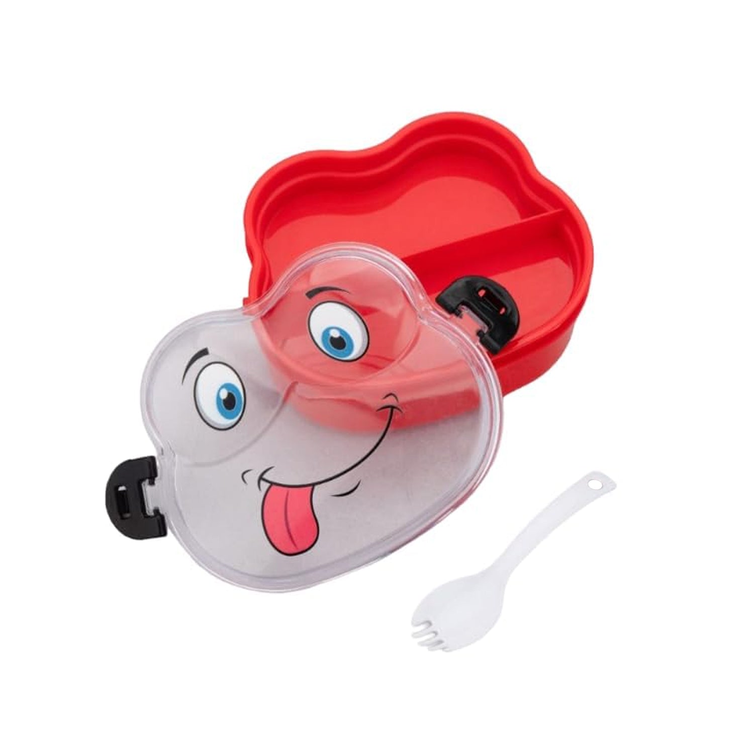 Charming Froggy Double Layer Lunch Box with Spoon – Fun &amp; Leakproof (1 Pc)