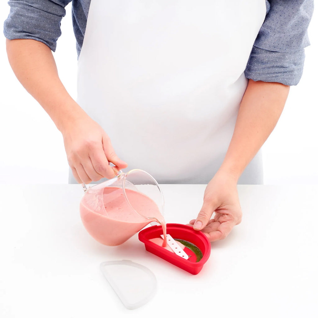 Watermelon Shape Silicone Ice Cream Mould – BPA-Free Reusable Popsicle Maker for DIY Frozen Treats (1 Pc)