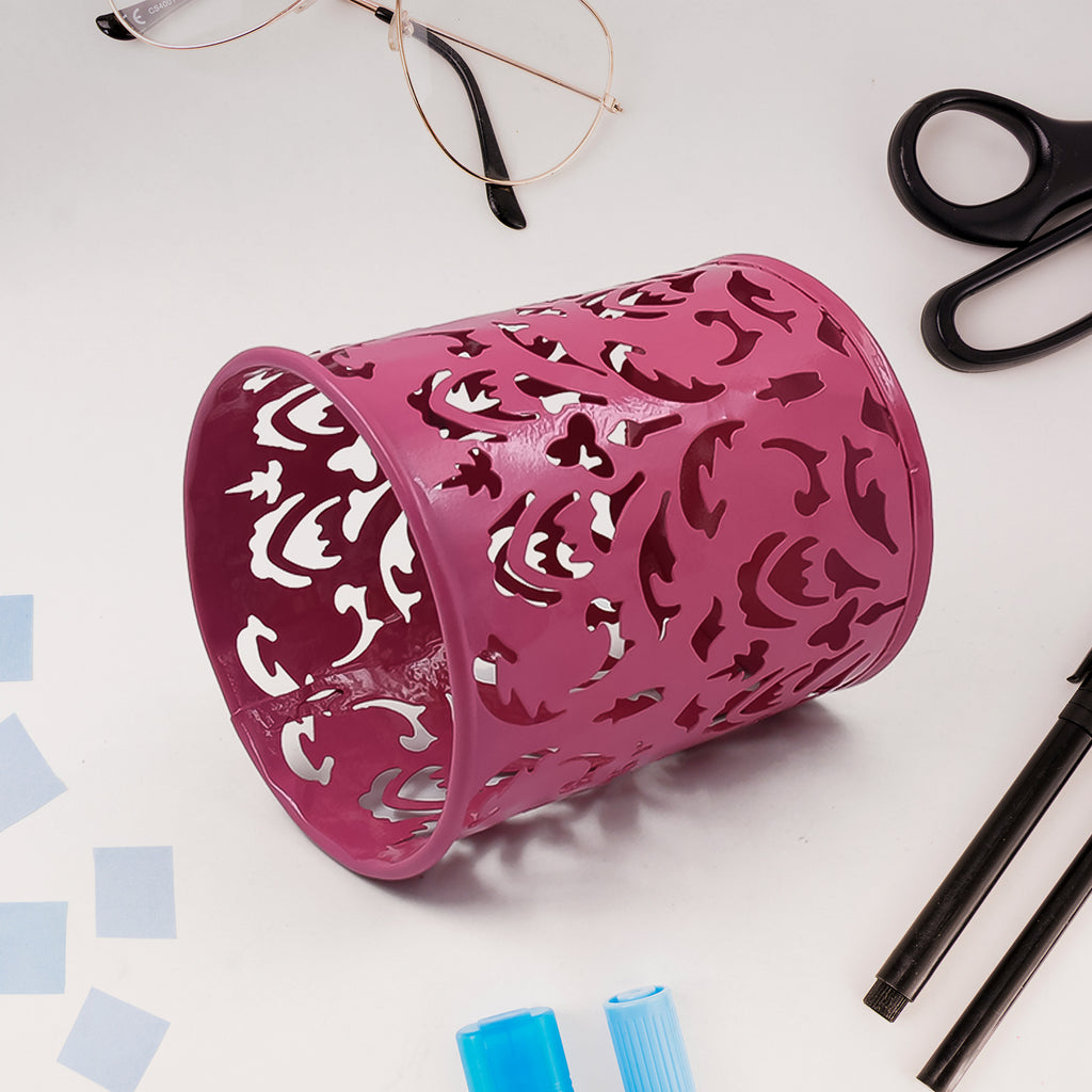 Metal Mesh Pen Holder – Desk Organizer Stand (1 Pc)