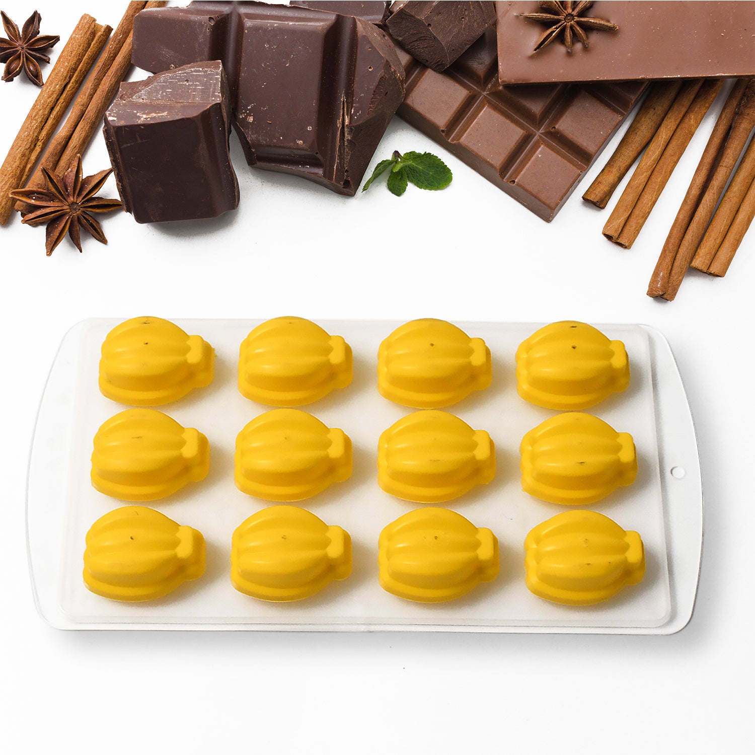 Silicone Multi-Fruit Ice Cube Tray – Reusable Mold for Ice, Cake & Dessert Decoration (1 Pc) (Copy)