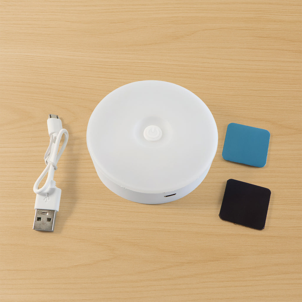 Rechargeable Motion Sensor Night Light - USB LED Auto-On Security Light