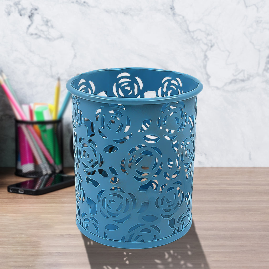 Metal Mesh Pen Stand – Desk Organizer & Pencil Holder (1 Pc)