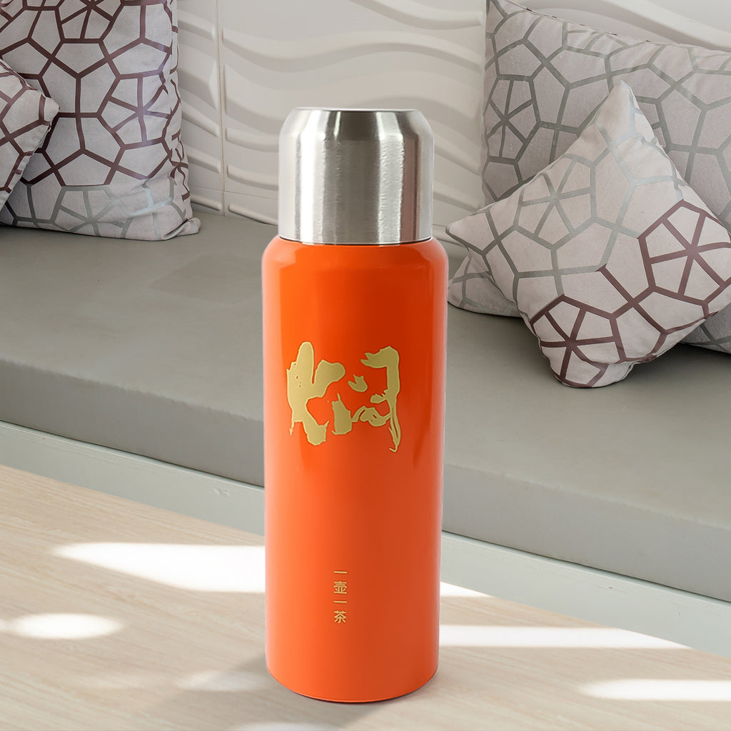 600ml Stainless Steel Vacuum Flask | Hot &amp; Cold Insulated Water Bottle | Travel-Friendly Thermal Cup