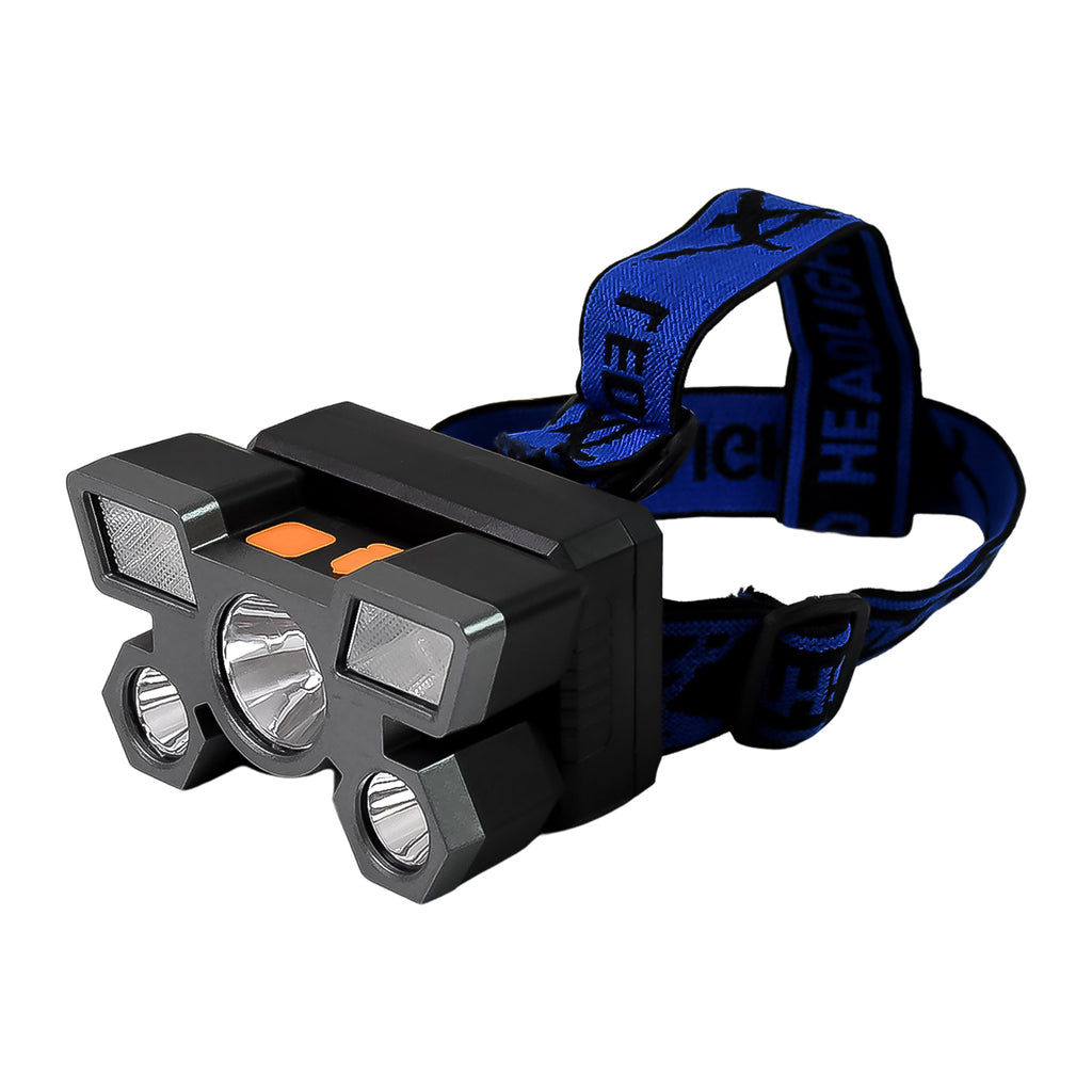 5 Led Headlamp Usb Rechargeable Head Light (1 Pc)