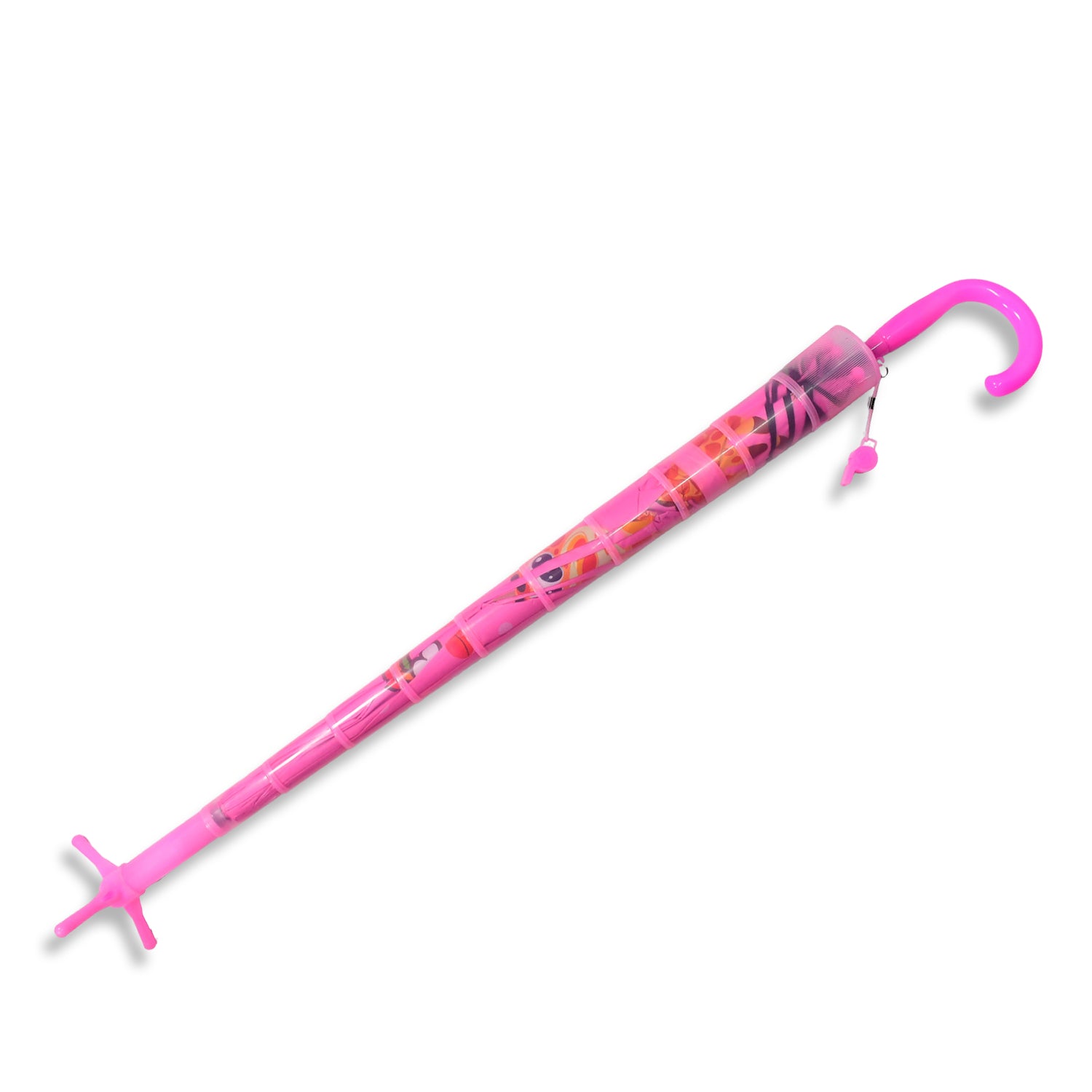 High-Density Quick-Dry Umbrella with Safety Round Plastic Cap & Auto-Open Handle