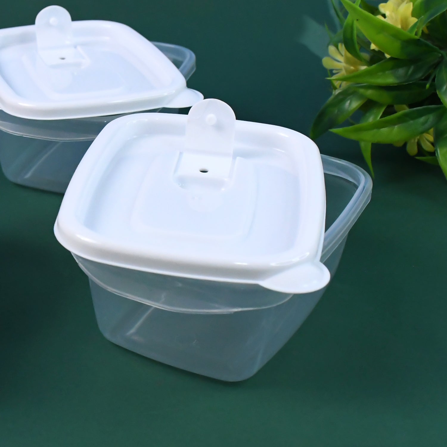 Microwave & Freezer Safe Food Containers – 4 Pc Reusable Set