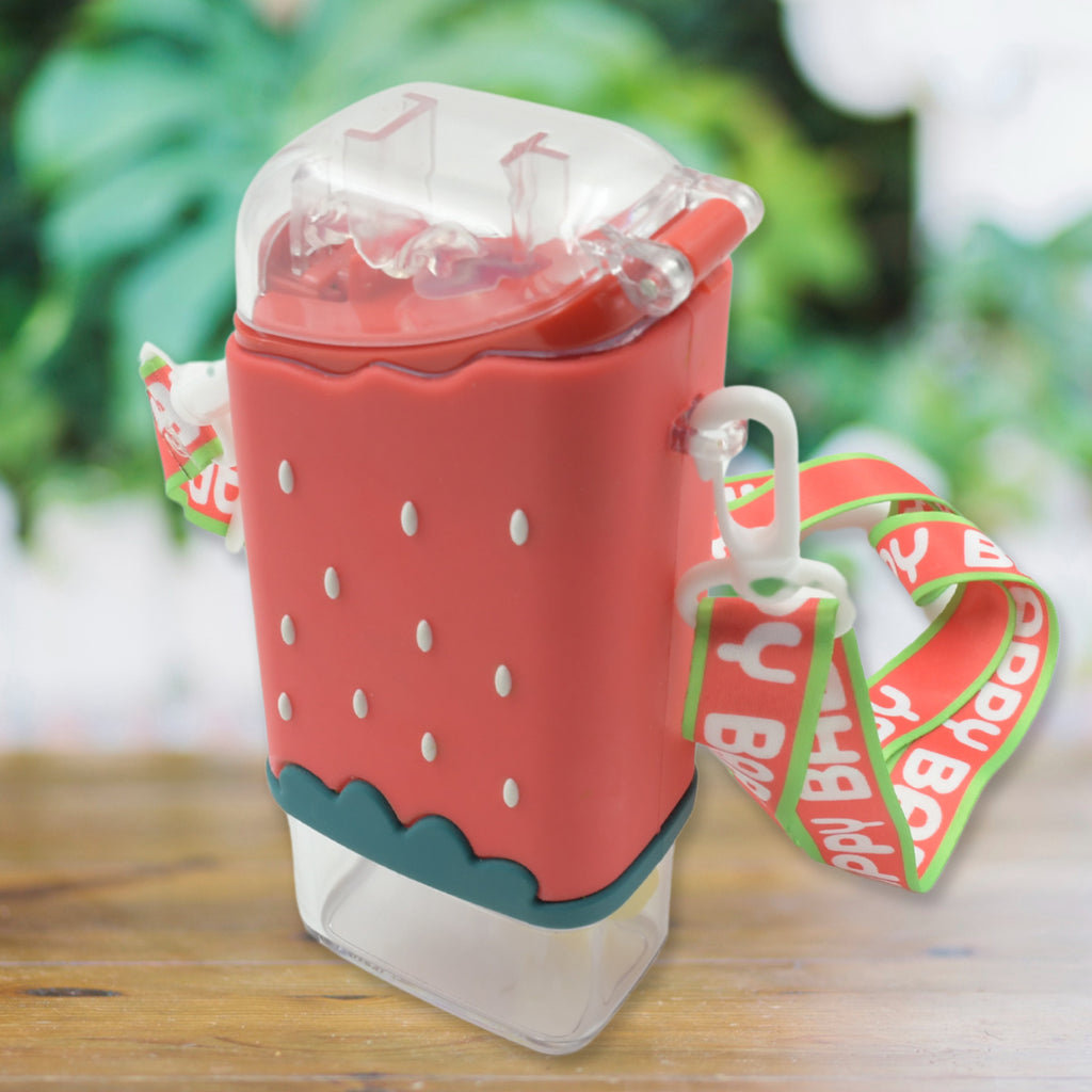 Ice Cream Shape Kids Water Bottle – Cute, Portable ; Leakproof (300ml / 1 Pc / Mix Color)