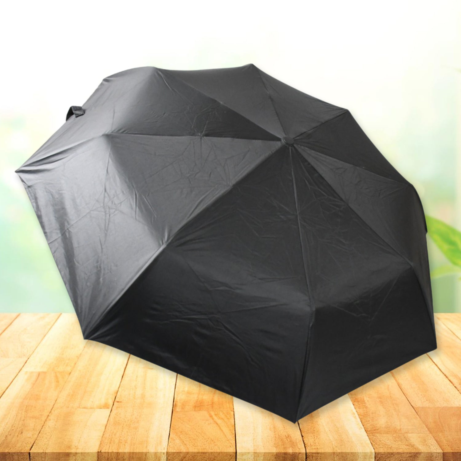 2-Fold Manual Umbrella – Windproof, Sunproof & Rainproof | Compact & Lightweight for Men, Women & Kids