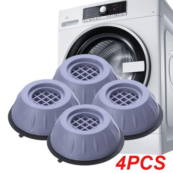 Anti-Vibration Pads for Washing Machine Dryer (Set of 4) – Suction Cup Feet, Noise Reduction &amp; Floor Protection