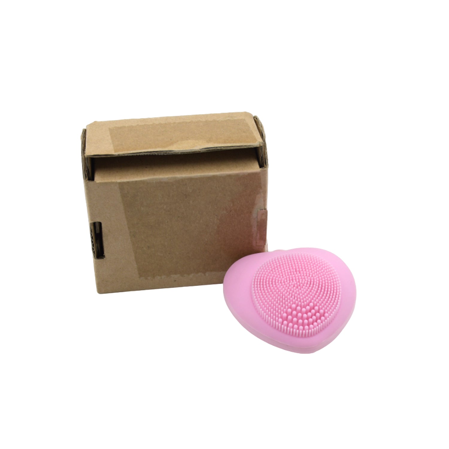 Waterproof Face Wash Brush Face Scrubber Facial Cleansing Brush Exfoliating Silicone Face Hot Compress Scrubber Cleaning For Deep Skin Care Heart Shaped For Women For Home