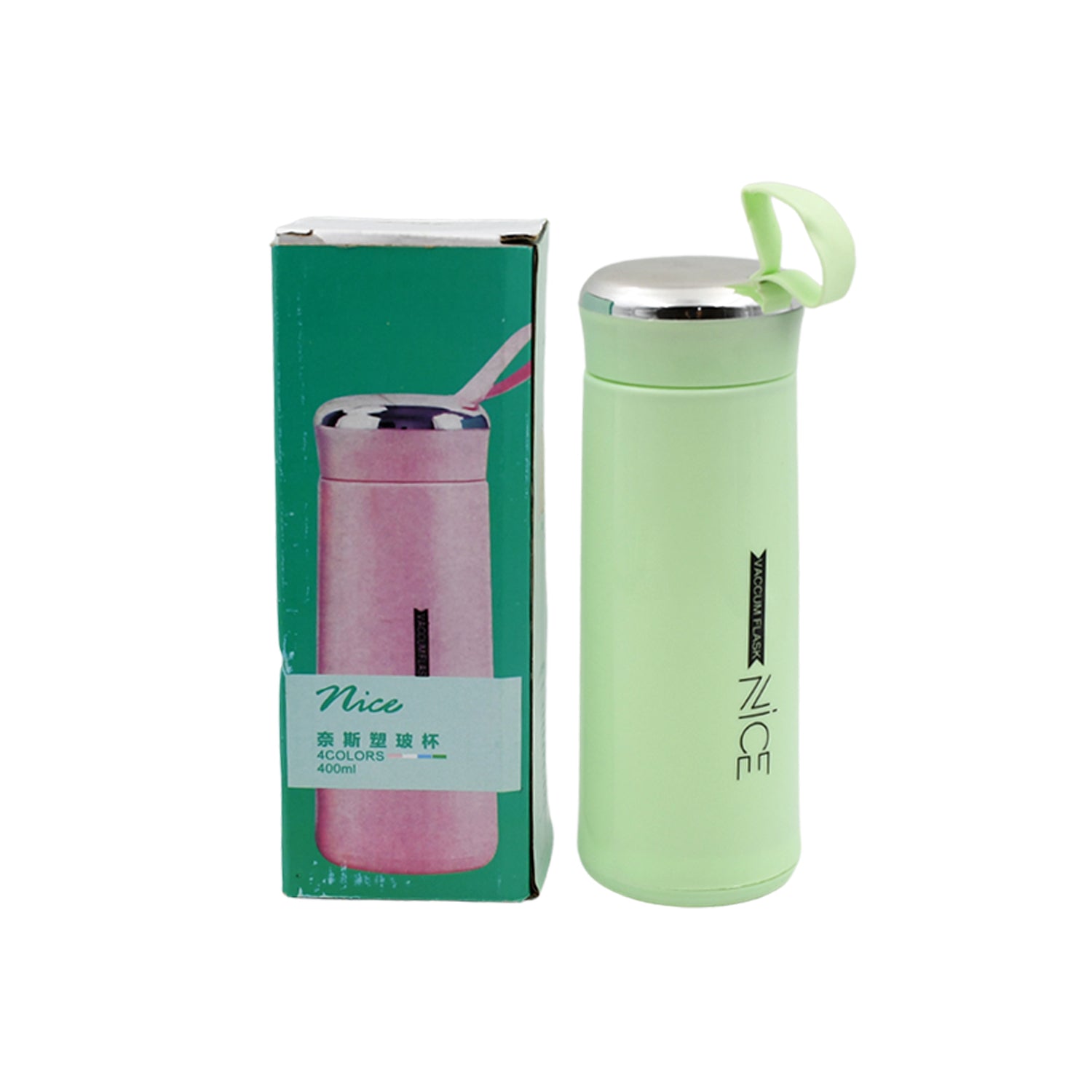 400 ML Glass Water Bottle – Leakproof, BPA-Free & Heat-Resistant (MOQ 100 Pc)