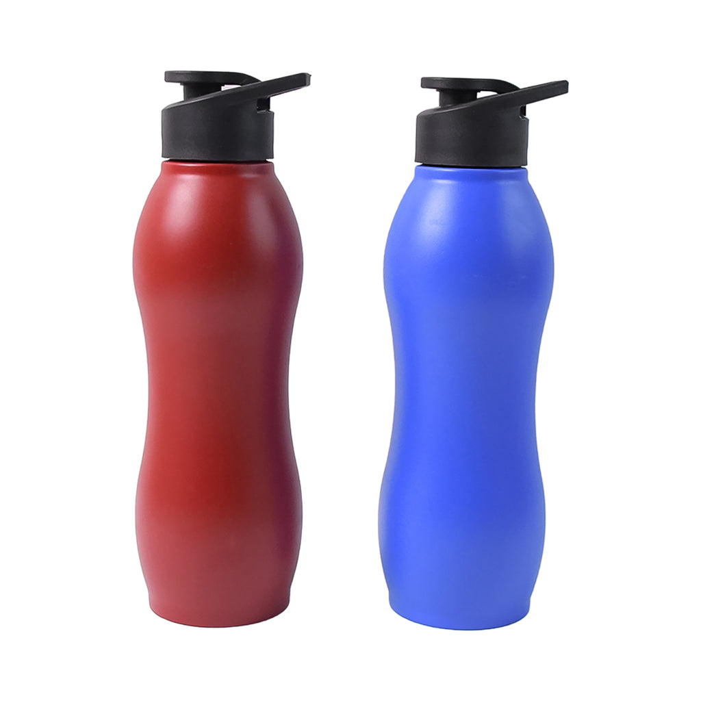 Stainless Steel Water Bottle – 1000ML | Leak-Proof, Hot & Cold Insulated Bottle for Gym, Office, Travel & Home (1 Pc / Mix Colour / Matte Finish)