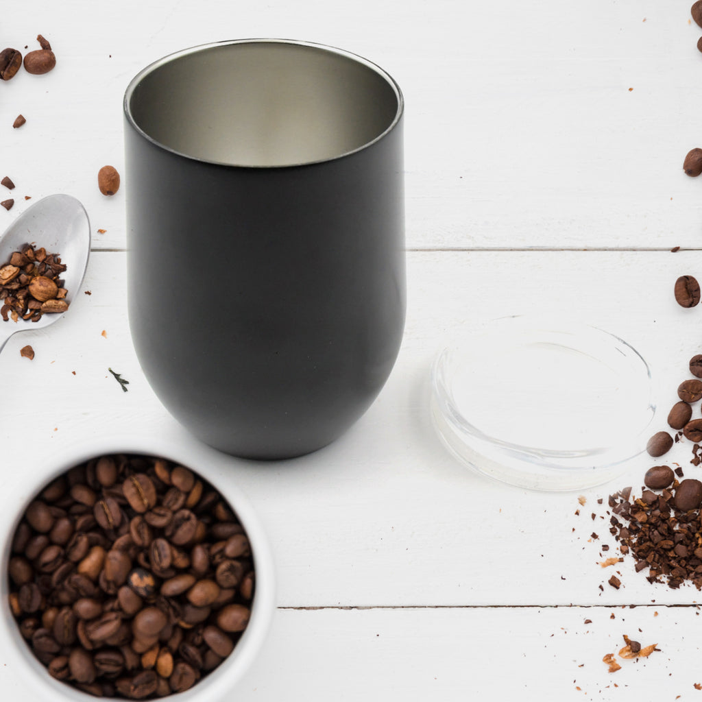 Stainless Steel Vacuum Insulated Travel Mug – Car Coffee Mug with Lid & Straw, Reusable Thermal Cup for Coffee, Tea & Drinks
