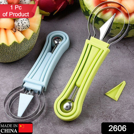 4 In 1 Stainless Steel Melon Baller Fruit Scooper Tool