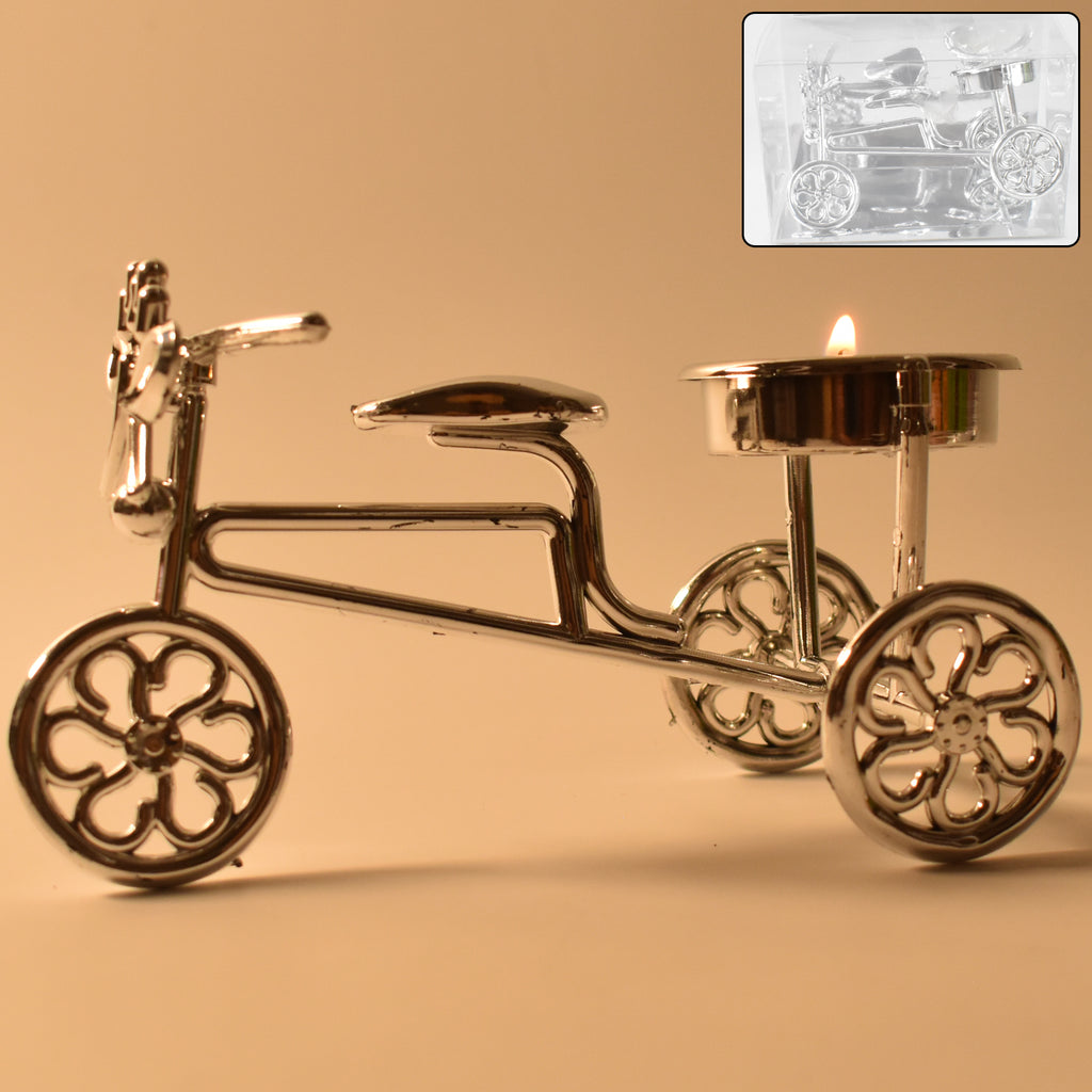 Cycle Tealight Candle Holder – Decorative Gel Candle Stand (1 Pc)